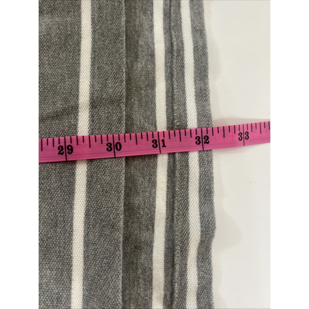 Polo Ralph Lauren Men's Gray White Striped Polo Shirt Size X Large Cotton - Picture 7 of 7